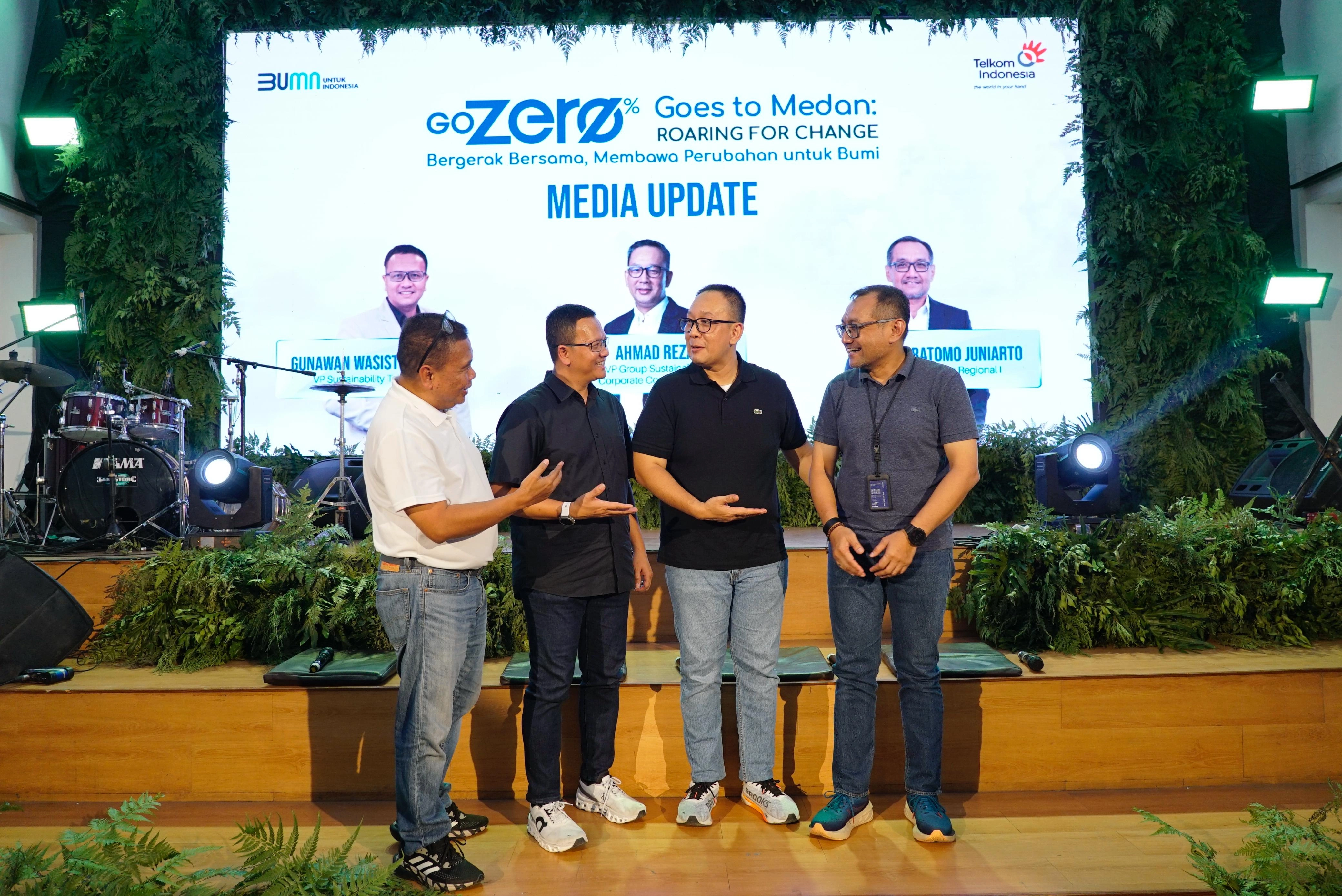 Perkuat Penerapan ESG di Telkom Regional 1 Lewat GoZero% Goes to Medan